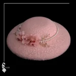 کلاه آیدا صورتی کد 01 1 کلاه آیدا صورتی کد 01