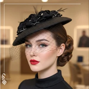 کلاه آیدا مشکی کد 01