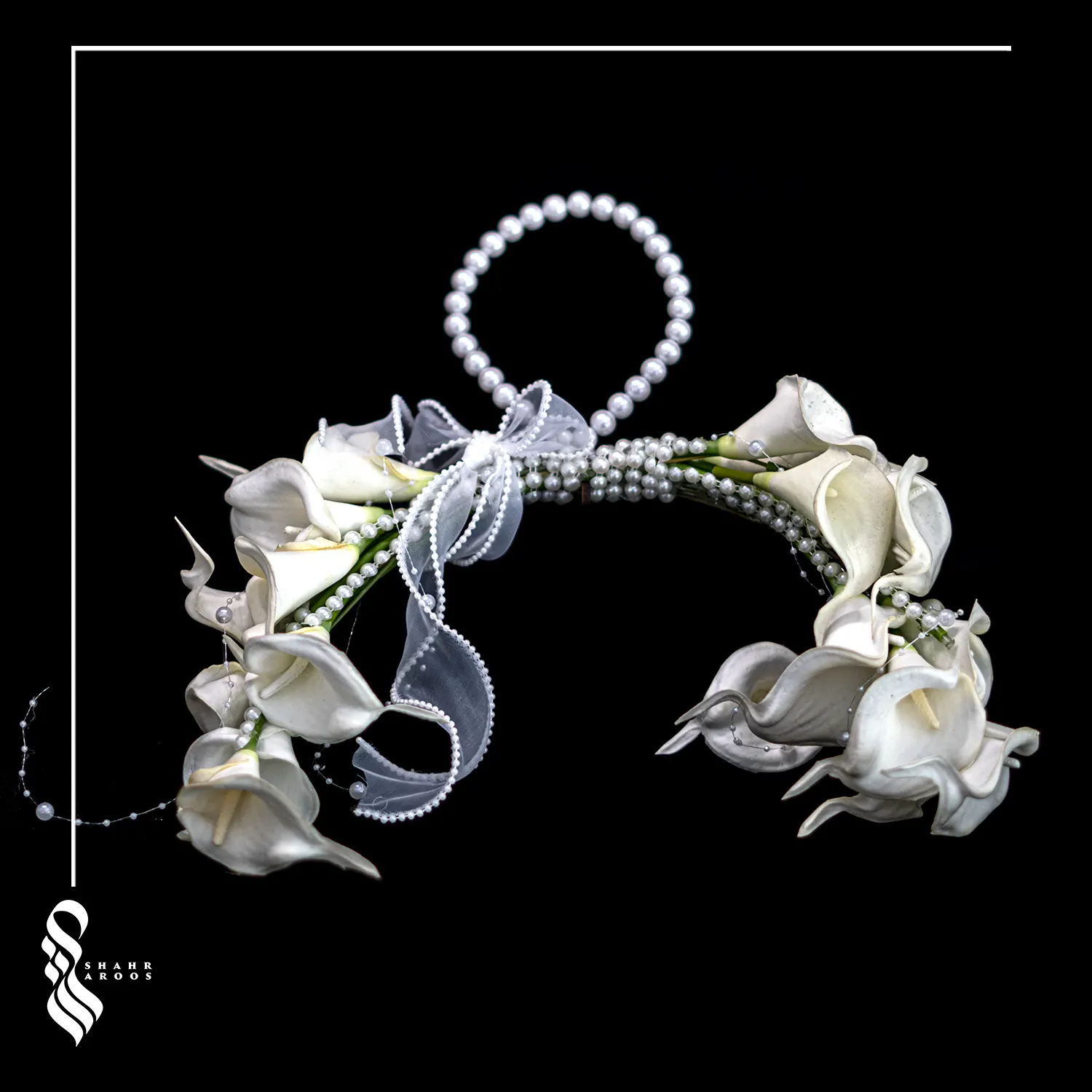 دسته گل عروس کد 25