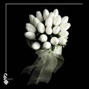 دسته گل عروس کد 19