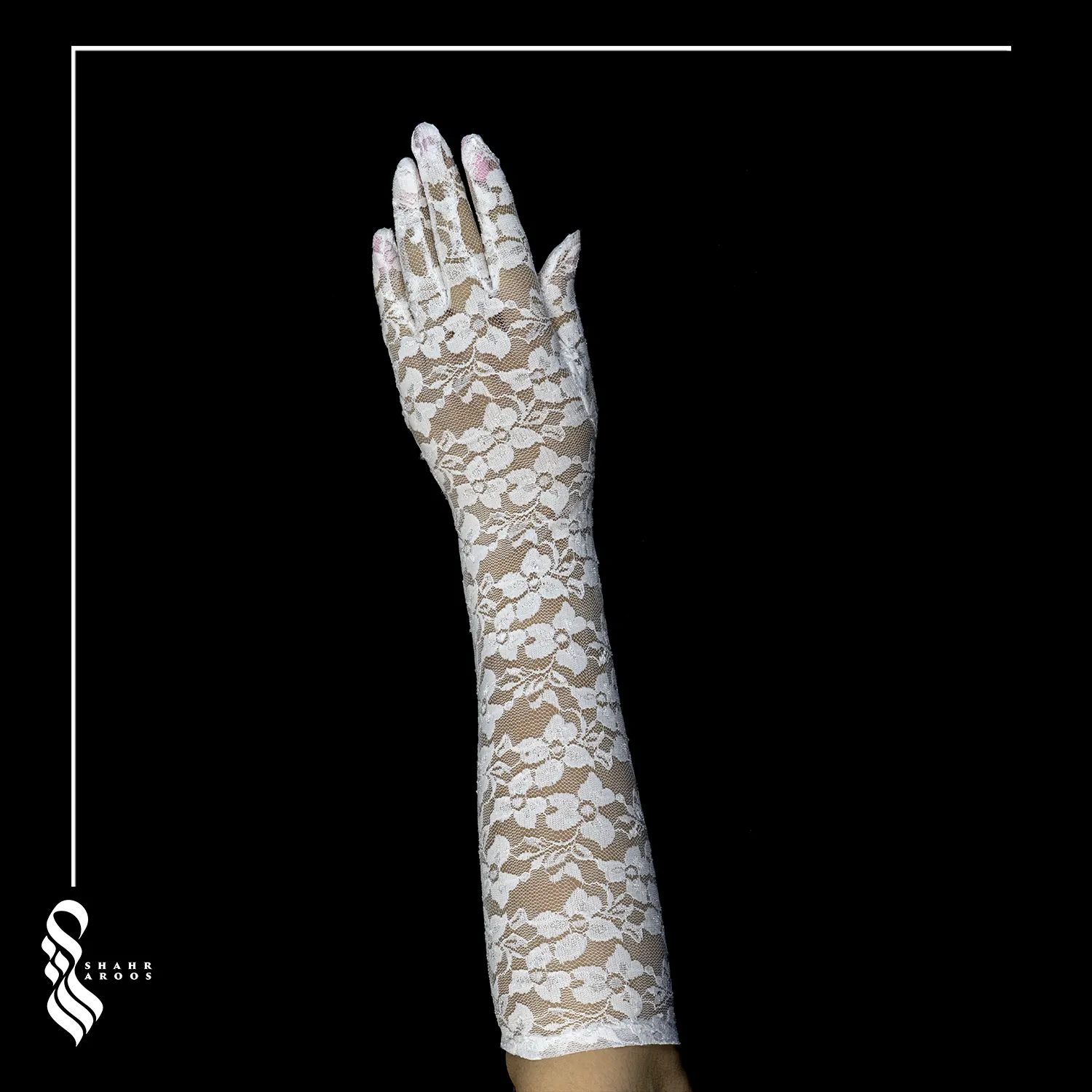 دستکش دانتل عروس کد 10 5 دستکش دانتل عروس کد 10