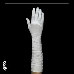 دستکش ساتن عروس کد 14